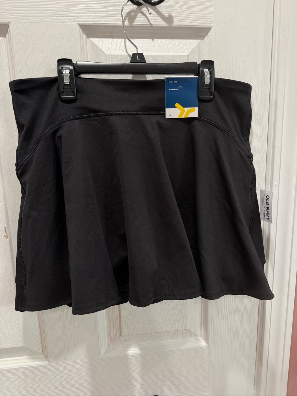 Old Navy Powersoft High-Rise Black Active Skirt